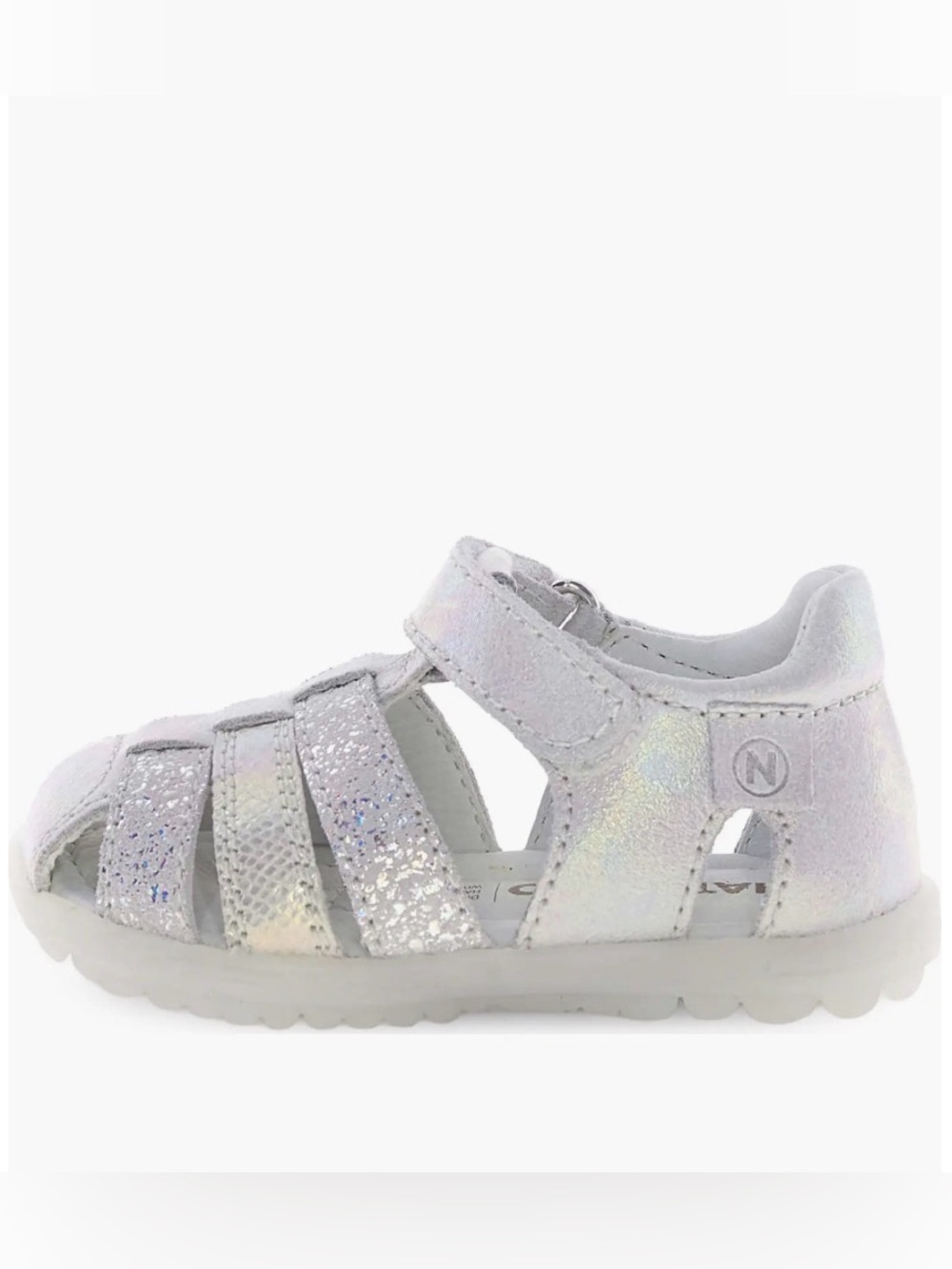 NWT NATURINO SEE Metallic Shine Fisherman Sandal